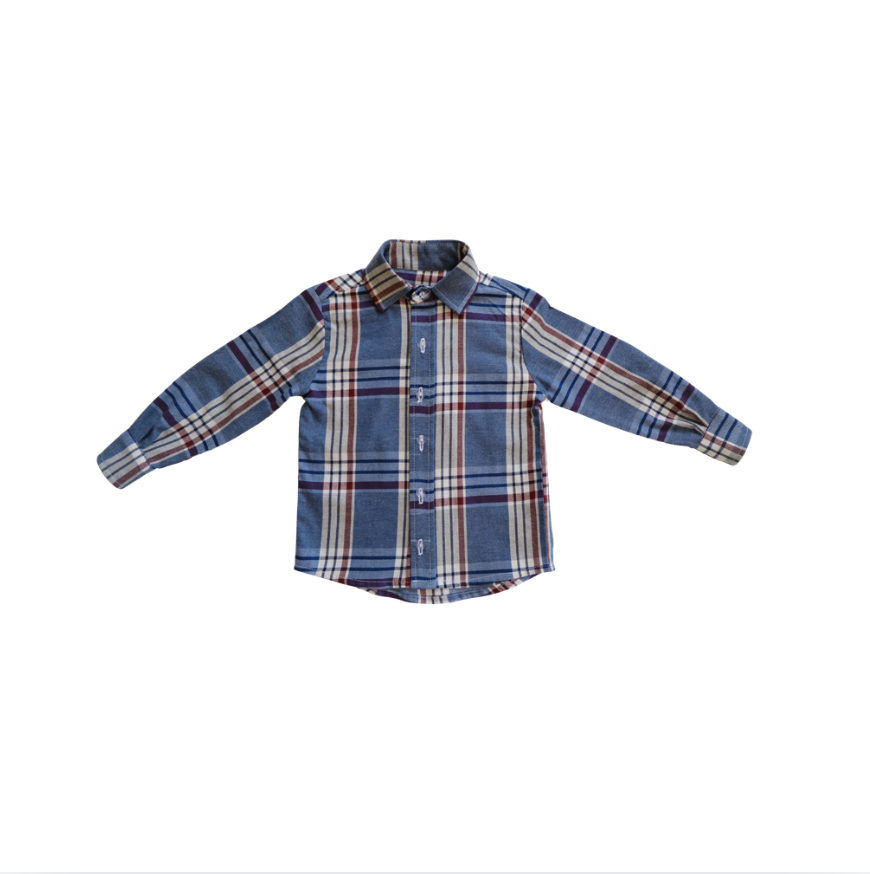 Camisa Leñador Azul