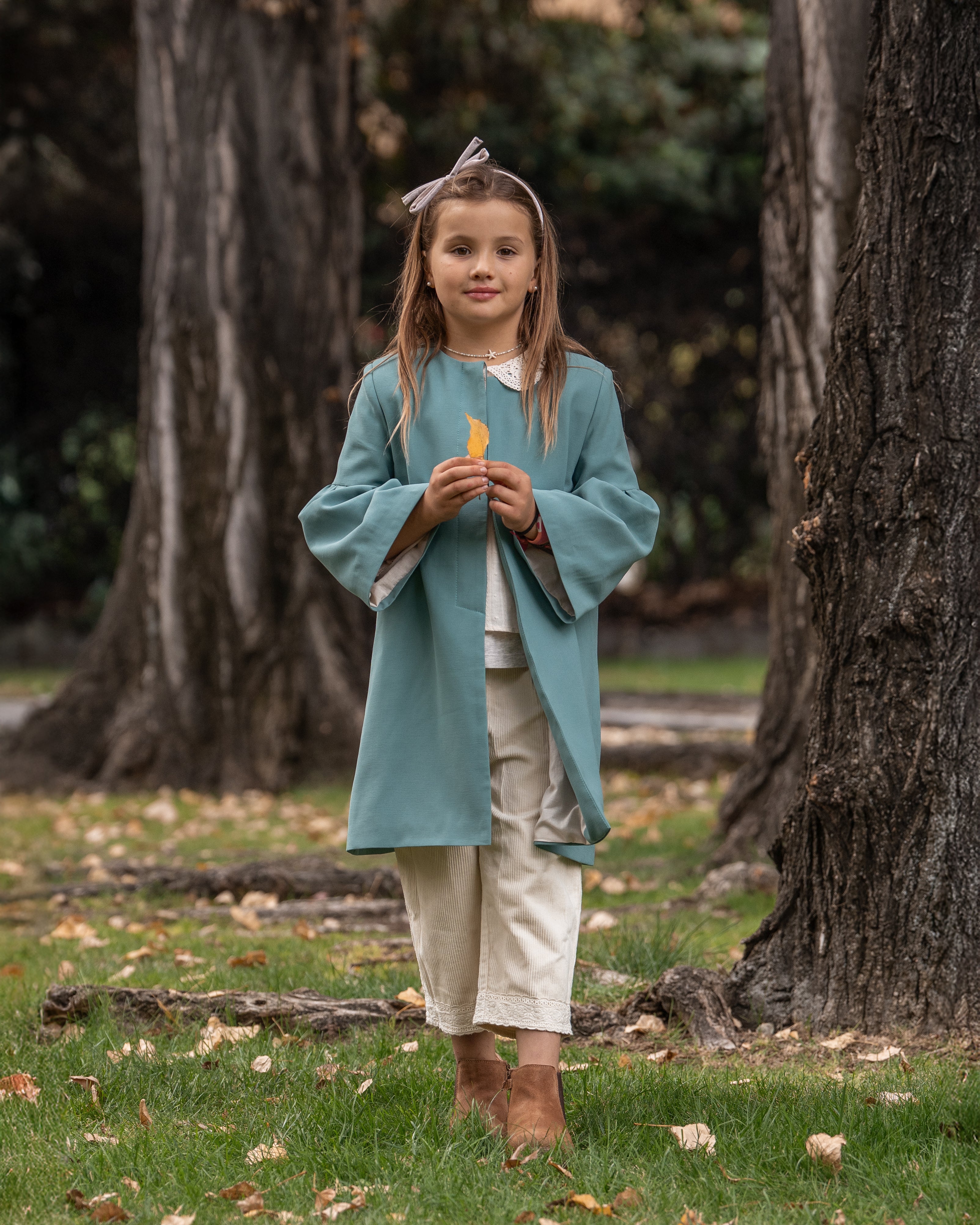 Abrigo Eleanor Verde Agua