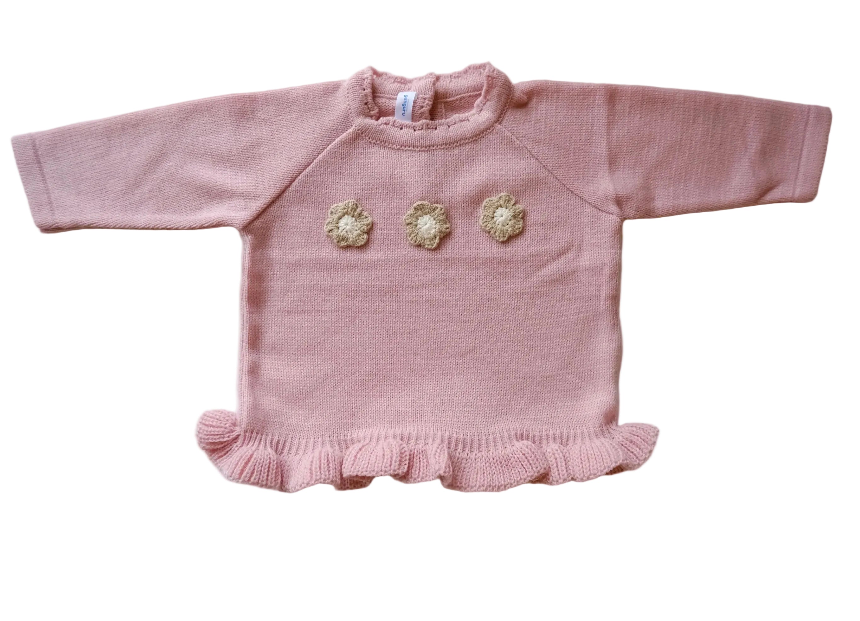 Sweater Sophia Flores Rosado