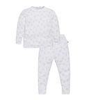Pijama largo globos lila
