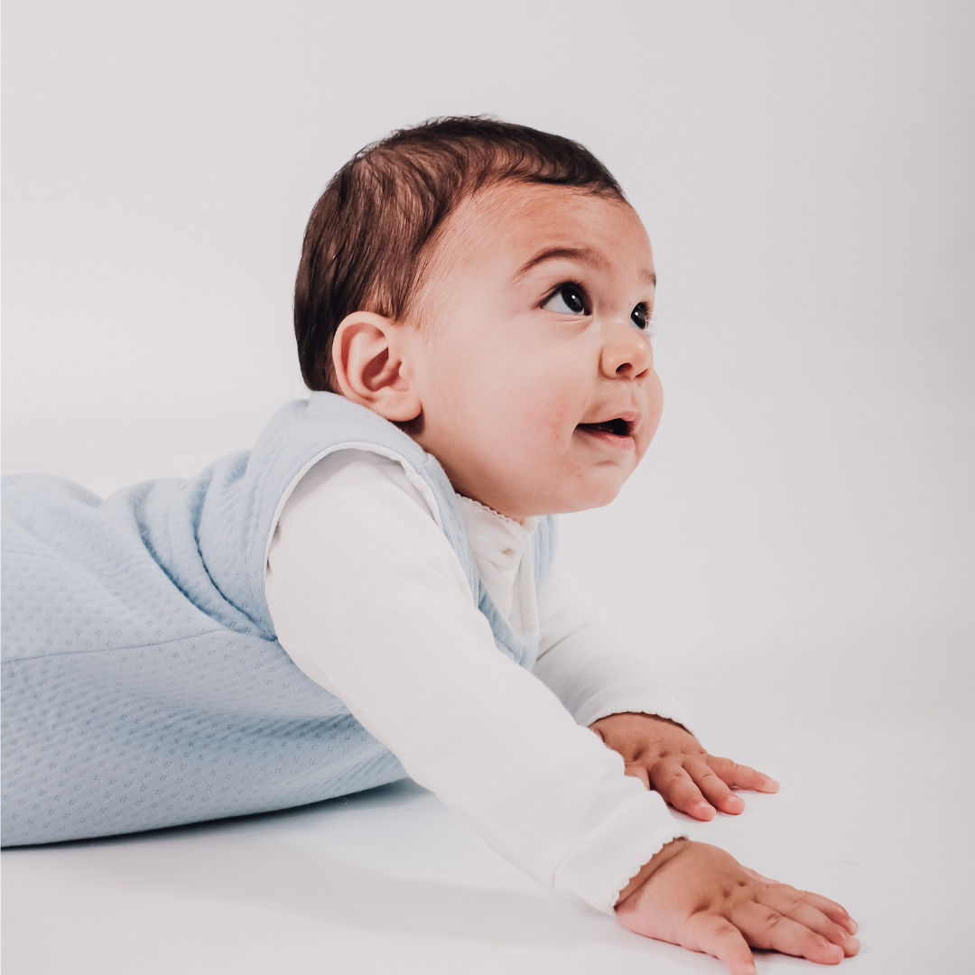 Saco de dormir celeste 0-6 meses