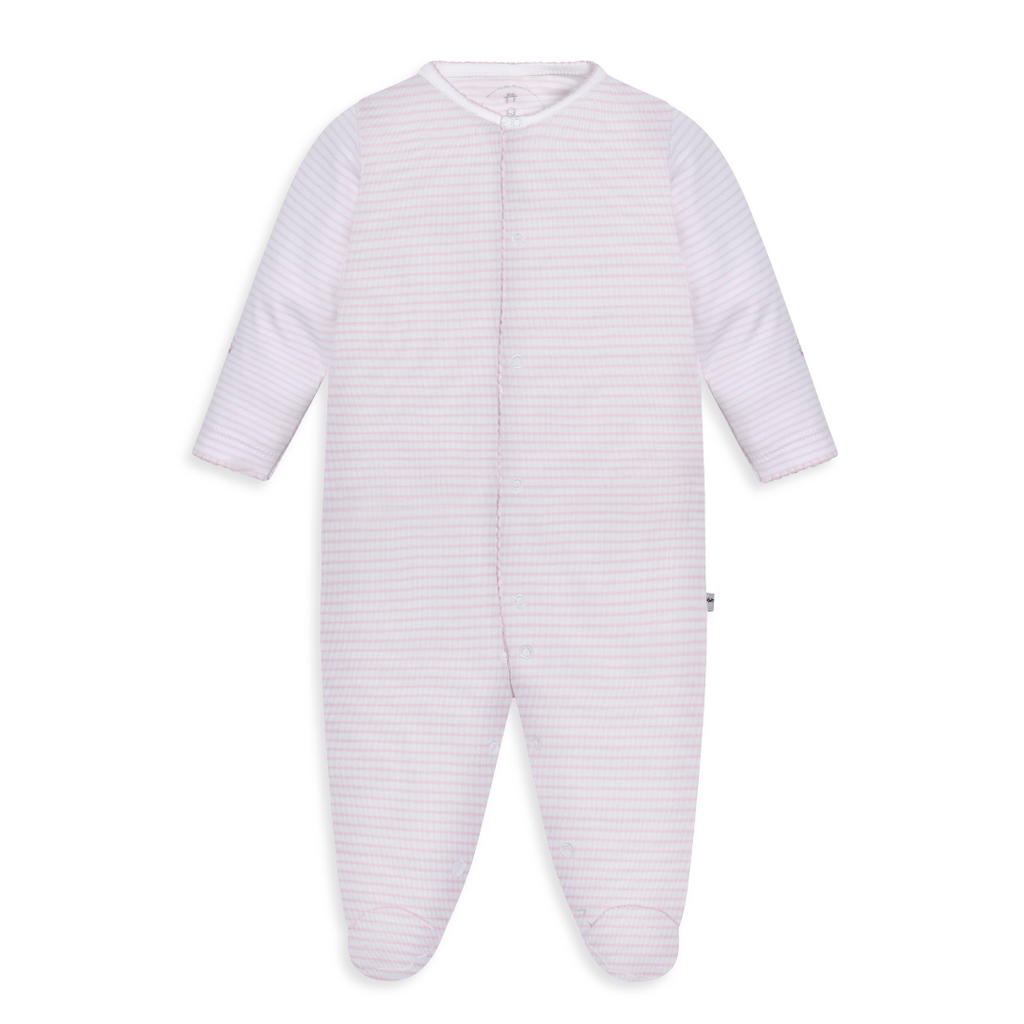 Enterito Clasico pink stripes