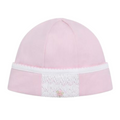 Gorro nido abeja rosado