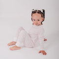Pijama largo pink strypes